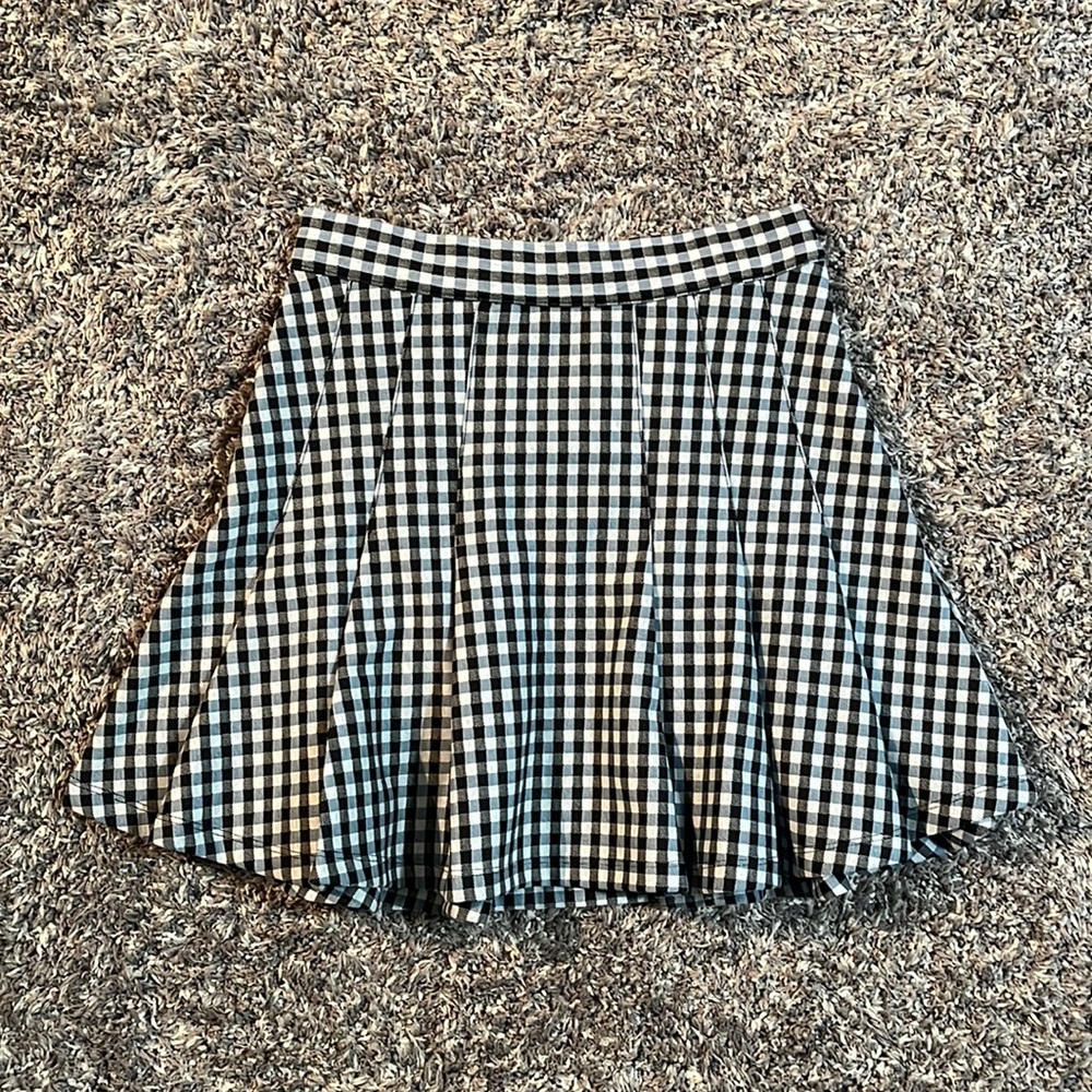 FREE PEOPLE PLAID MINI SKIRT - NWT